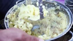 Mashed potatoes Stock Footage