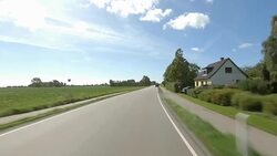 Denmark XVII synched series front driving studio process plate background Stock Footage