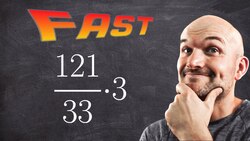 Divide a Fraction by an integer Fast Alg1 #1 Instructional Video