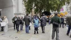 Protestors and police prepare for digital ID protest in central London News Clip