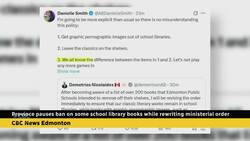 Alberta government suspends new rules on explicit books in schools News Clip