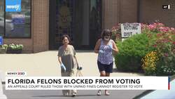 Appeals Court Rules That Many Florida Felons Can't Register To Vote News Clip