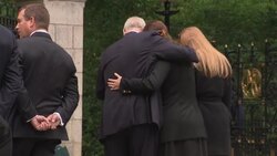 UK: Royal Family meet well-wishers at Balmoral after attending service in memory of Queen Elizabeth II at Crathie Kirk. News Clip