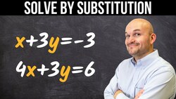 Solve a System of Equations by Substitution Compilation Instructional Video