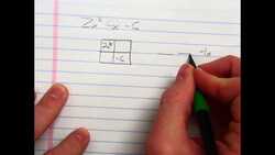 Factoring Polynomials using the Box Method 3 Instructional Video