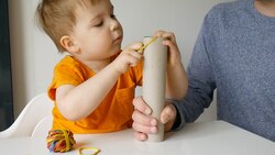 Fine Motor Activity with Rubber Bands Instructional Video