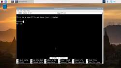 Raspberry Pi For Beginners - 2022 Complete Course - Edit Files from the Terminal with Nano Instructional Video