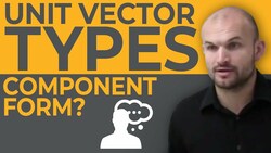What is the formula for a unit vector from a vector in component form Instructional Video