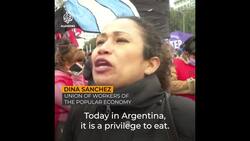 Thousands demand more jobs, lower prices in Argentina News Clip