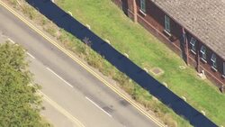 UK: Napier Barracks in Folkestone. News Clip