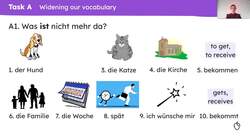 Christmas traditions: 'sein' 3rd person singular and plural, plurals - +(e)n Instructional Video