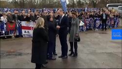 Watch: Duke and Duchess of Cambridge pay tribute to Leicester City helicopter crash victims News Clip