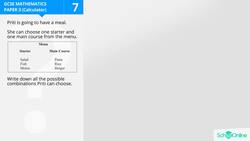 GCSE Secondary Maths Age 13-17 - Probability & Statistics: Combinations - Explained Instructional Video