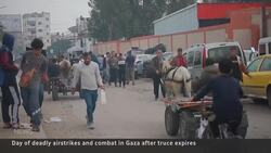 Israel and Hamas resume fighting as Gaza death toll rises News Clip