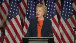 Hillary Clinton blasts Donald Trump on foreign policy News Clip