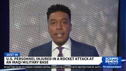 US personnel injured in rocket attack at Iraqi military base News Clip