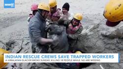 Indian Rescue Crews Work To Save Workers Trapped In Tunnel News Clip