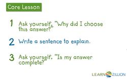 Wrapping Up Your Answer: Telling Your Reasons Instructional Video