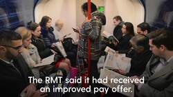 RMT suspends planned strikes by London Underground workers News Clip