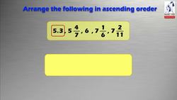 Arranging fractions, decimals, and whole numbers Instructional Video