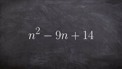 Learn the basic way to factor a trinomial Instructional Video