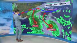 Warm and muggy this weekend with rain showers New Jersey News Clip