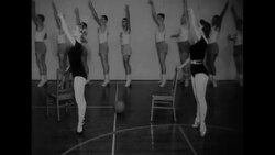 Oklahoma City University's basketball team, the Stars, practices in Oklahoma City with ballerinas News Clip