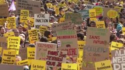 CLEAN : Thousands 'march for the future' in Paris News Clip