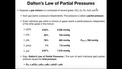 Dalton's Law of Partial Pressures for Anatomy & Physiology Instructional Video