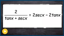 Prove an identity by rationalizing the denominator Instructional Video