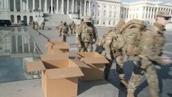 National Guard troops at Capitol Hill News Clip