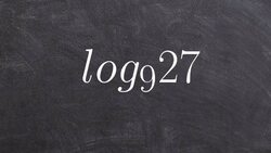 Algebra 2 - Evaluating a logarithmic Function Using the One to One Property Instructional Video