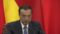 Merkel in China vows defence of free trade News Clip