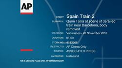 Quim Torra at scene of derailed train near Barcelona, body removed Instructional Video