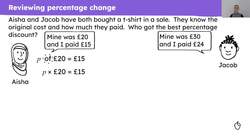 Percentage profit and loss Instructional Video