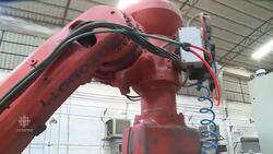 Robots replacing aging workers in China's factories News Clip