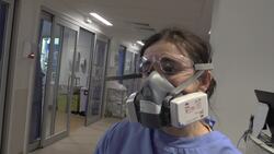 NHS staff reflect on the hardest year of their working lives News Clip