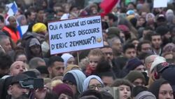 CLEAN : Protest against Islamophobia ends peacefully in Paris News Clip