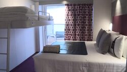 CLEAN : Giant cruise liner MSC Grandiosa leaves the French port of Saint Nazaire News Clip