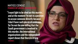 Fiancee wants answers a year after Khashoggi death News Clip