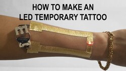 How to Make an LED Temporary Tattoo – Cool Wearables Instructional Video