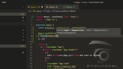 AWS, JavaScript, React - Deploy Web Apps on the Cloud - Fetch API Instructional Video