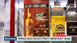 Pernod to Grow U.S. Presence After Fastest Growth in Seven Years News Clip