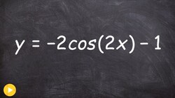 Identify the parts of the cosine graph Instructional Video