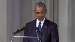 Barack Obama speaks at memorial service for John McCain News Clip