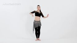 How to Do a Horizontal Figure 8 in Belly Dancing Instructional Video