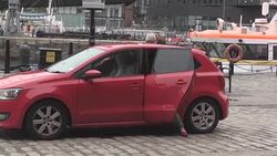 Corbyn arrives for Labour Conference Stock Footage