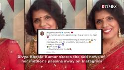 Divya Khosla Kumar’s mother passes away; actress pens an emotional tribute: ‘I carry with me your immense blessings and News Clip