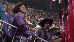 CLEAN : Thousands gather in Barretos for the 65th edition of Brazil's biggest cowboy rodeo News Clip