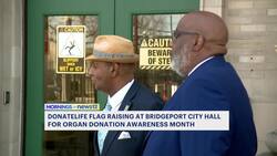 Bridgeport raises flag for organ donation awareness News Clip